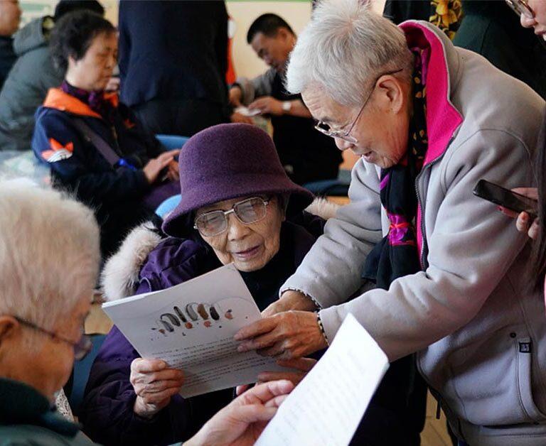 China is facing ageing population problems in 2023.